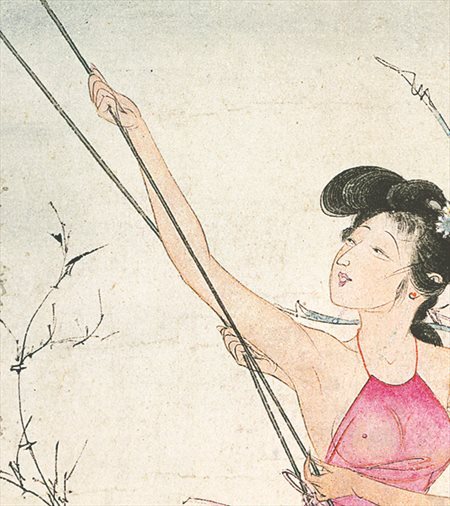 天津-胡也佛的仕女画和最知名的金瓶梅秘戏图